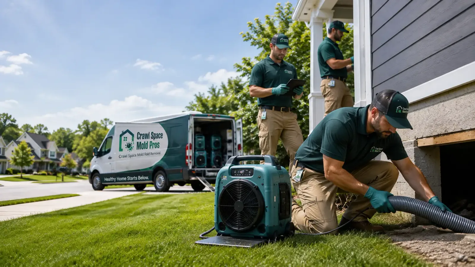 Crawl Space Mold Removal in Bucyrus, OH